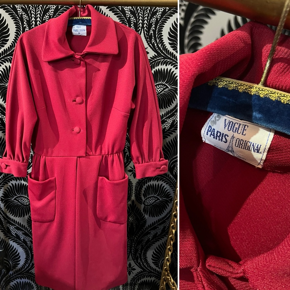 Rare Vogue Paris Original dress designer 1950s 60s dress